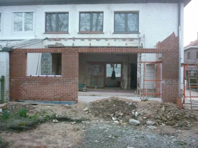 Extension arrière en zinc à Molenbeek-Saint-Jean — photo 1